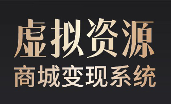 虚拟资源商城变现系统-网创社-一个满足网络创业者需求的地方